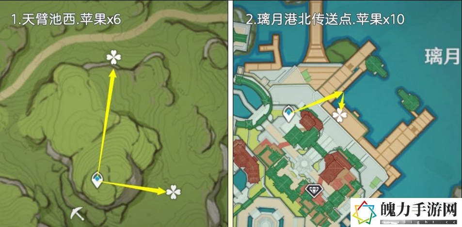 原神3.6版苹果如何高效的采集