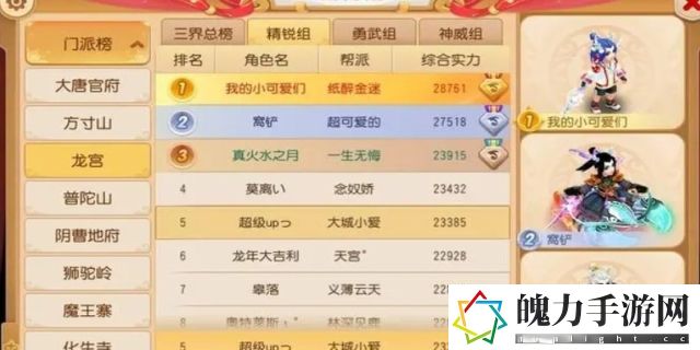梦幻西游手游等级限制表