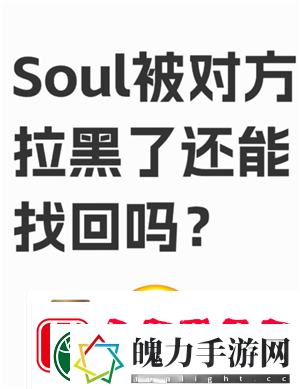 soul被拉黑了怎么才能联系对方