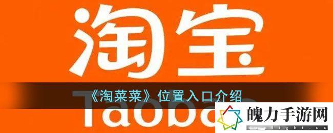 淘菜菜位置入口介绍 防止敌人的突然袭击