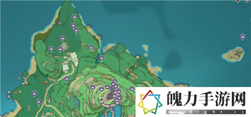 原神绯樱绣球位置在哪