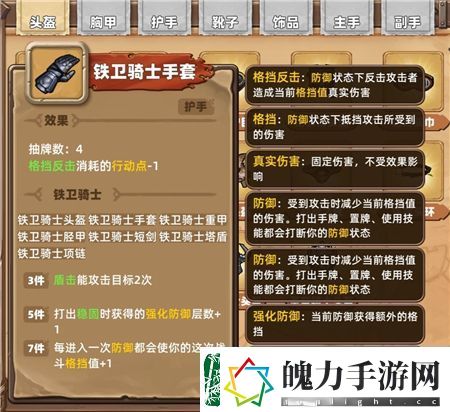 凯瑞尔轮回铁卫骑士套装图鉴
