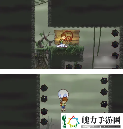 解谜元素！男孩与泡泡怪第一章第八关