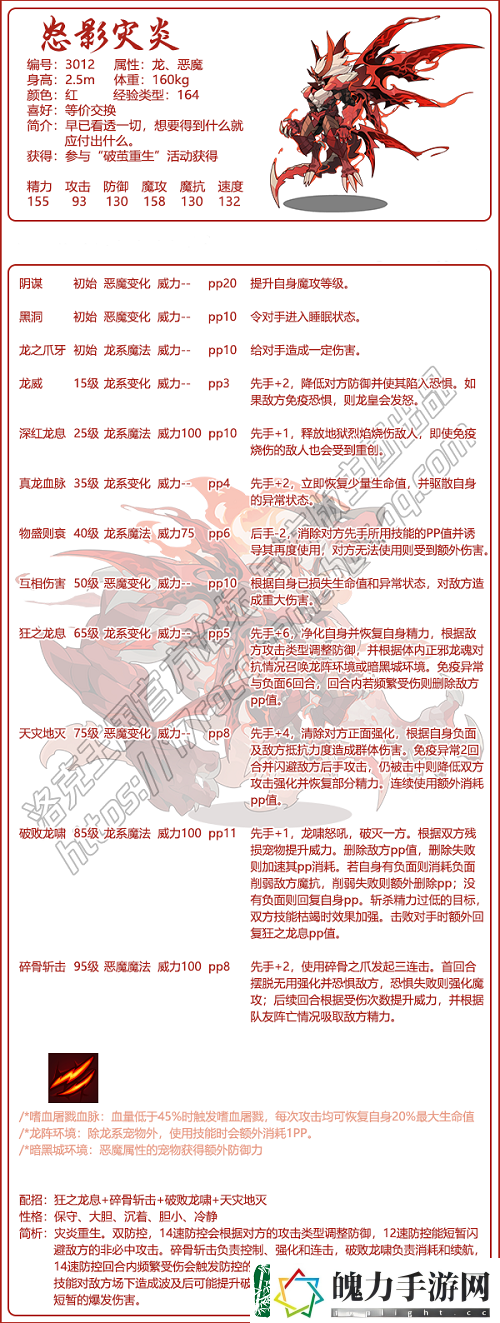 洛克王国怒影灾炎技能是什么