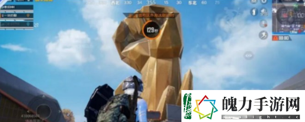 和平精英天空赛场八角笼在哪