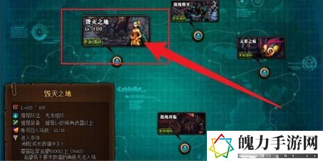 dnf毁灭之地在哪