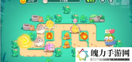 保卫萝卜4卧兔藏龙第20关满星打法技巧一览
