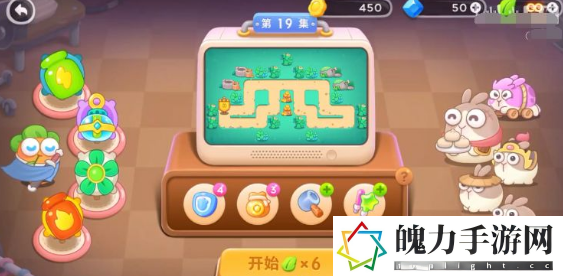 保卫萝卜4卧兔藏龙第19关满星打法技巧一览