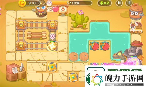 保卫萝卜4波仔很忙第二十关满星攻略