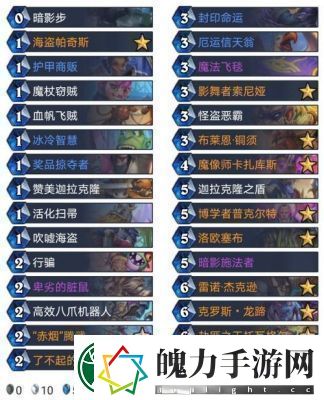 炉石传说狂野模式中锁喉贼卡组的推荐