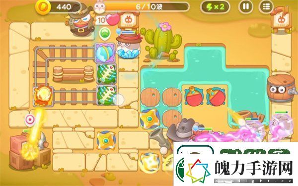 保卫萝卜4波仔很忙第二十关满星攻略