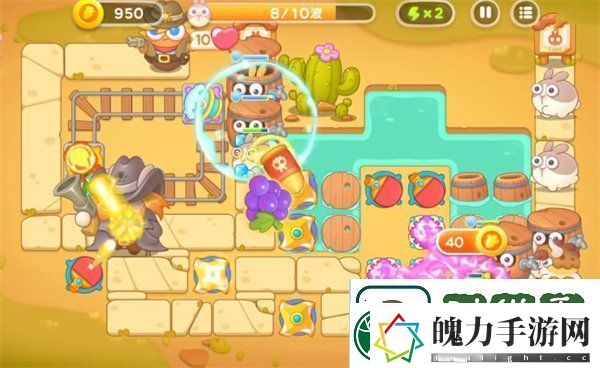 保卫萝卜4波仔很忙第二十关满星攻略