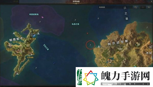 命运方舟私语小岛妮娜芙在哪