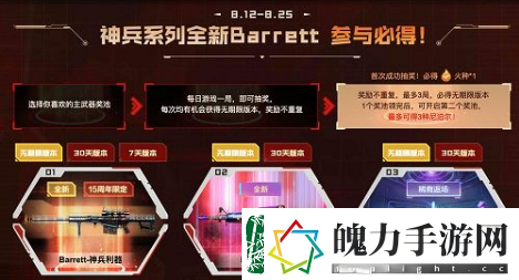 CF15周年全新神兵专场活动在哪参加