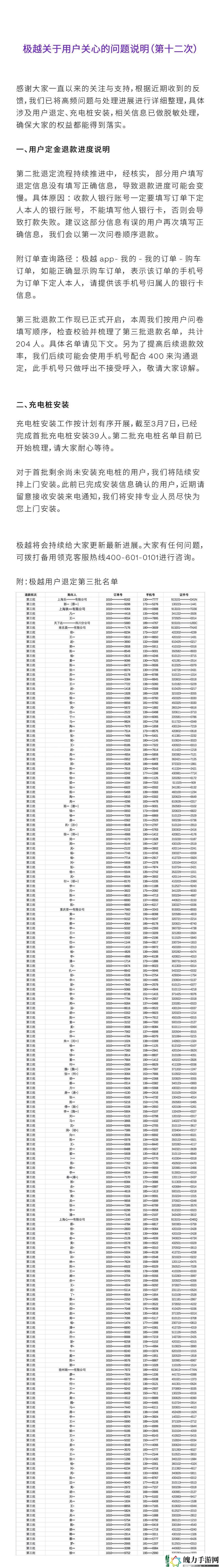 极越最新