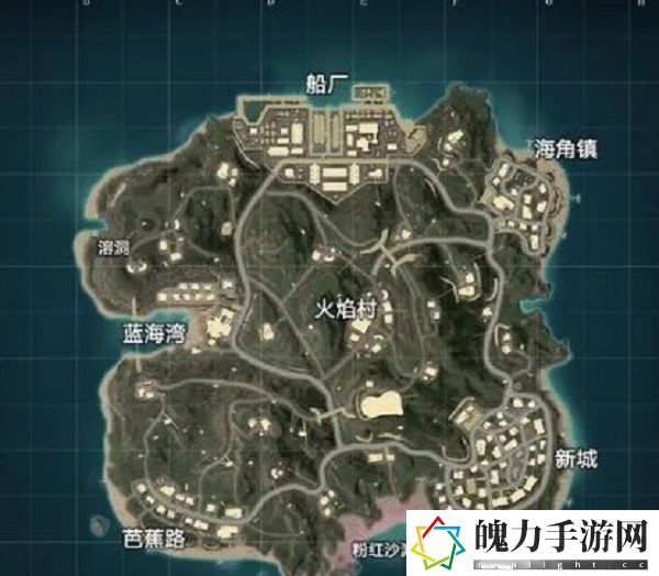 和平精英度假岛绳索在哪