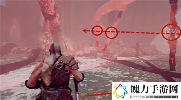 战神4世界之光藤蔓怎么砍